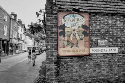 Pub sign for The Gardeners Arms