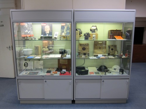 Display cabinet in the bunker