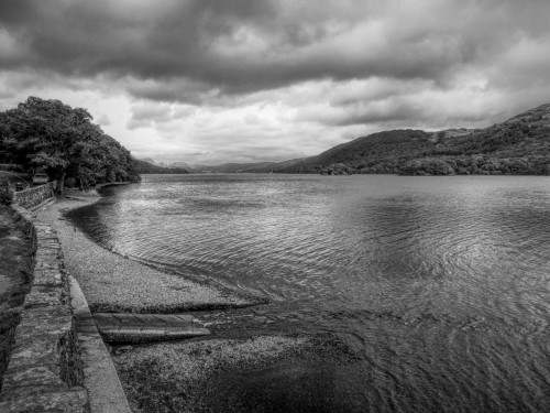 Coniston Water where Donald Campbell died attempting a water speed record in 1967