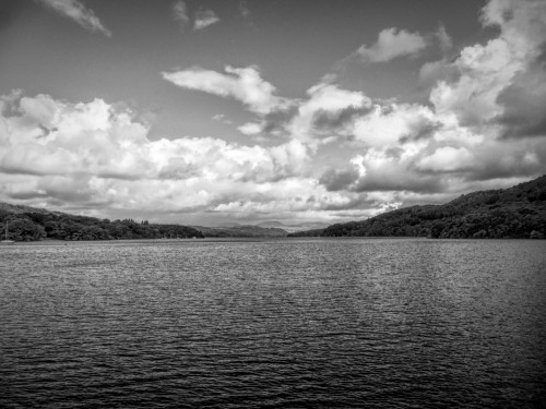 Looking out over a clear Windermere